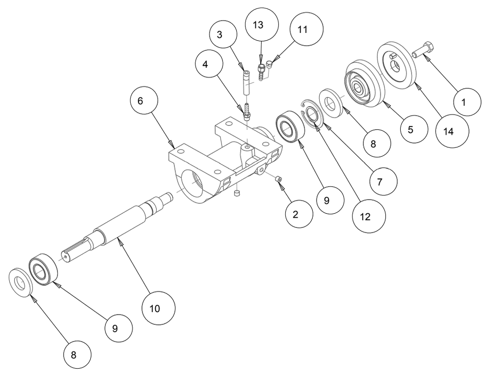 Section 11 Diagram and Parts List for MK-5010T 169331 MK Diamond Concrete Saw